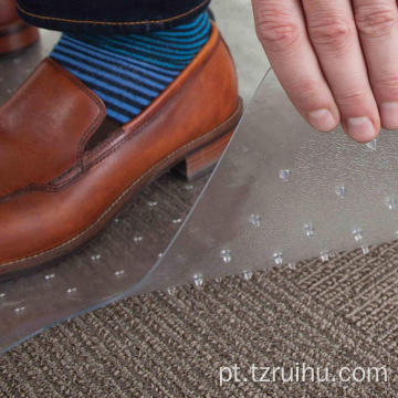 Tapete de cadeira transparente para proteger o piso de madeira